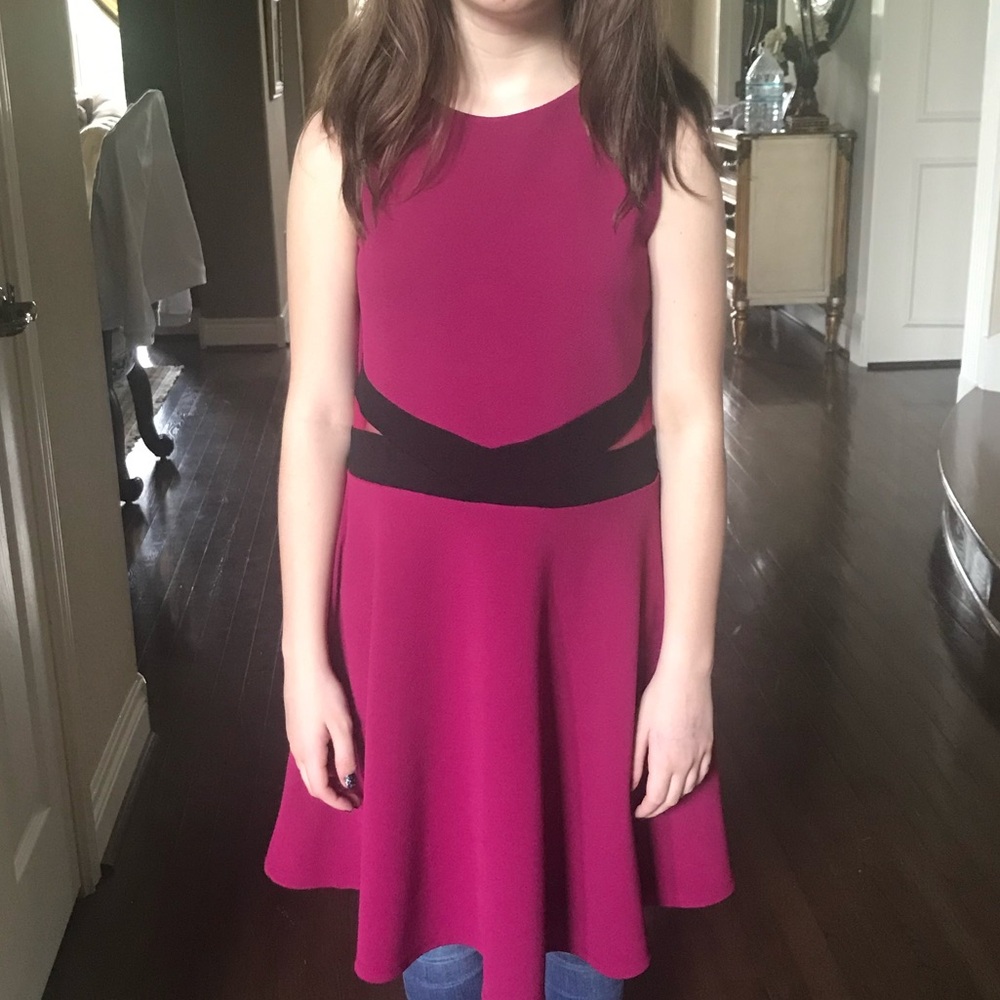 Fucshia Girls Dress - Picture 3 of 5